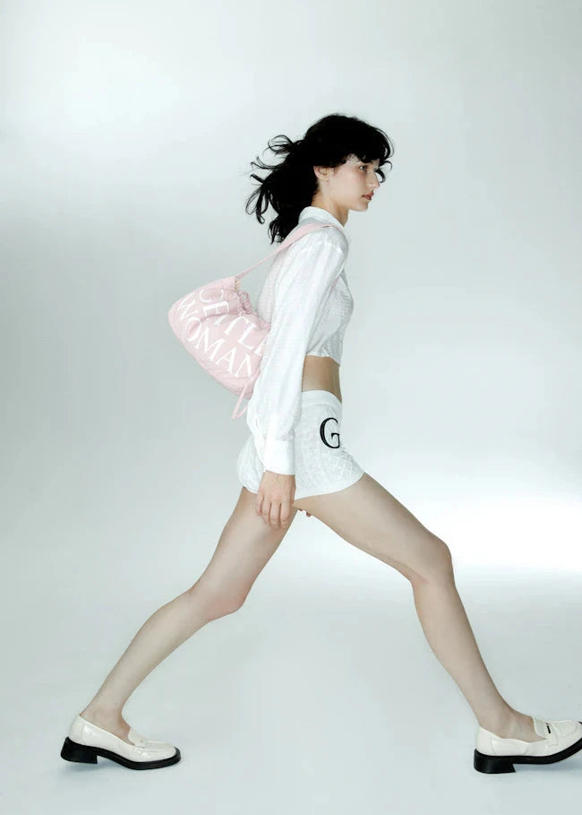 GENTLEWOMAN: DUMPLING BAG - PINK ROSE PETAL