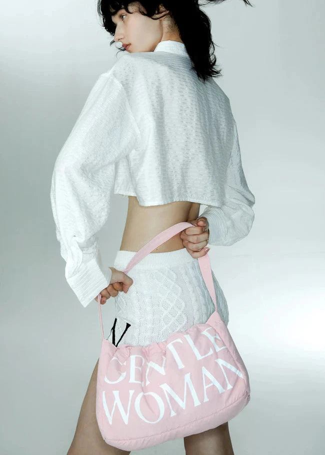 GENTLEWOMAN: DUMPLING BAG - PINK ROSE PETAL